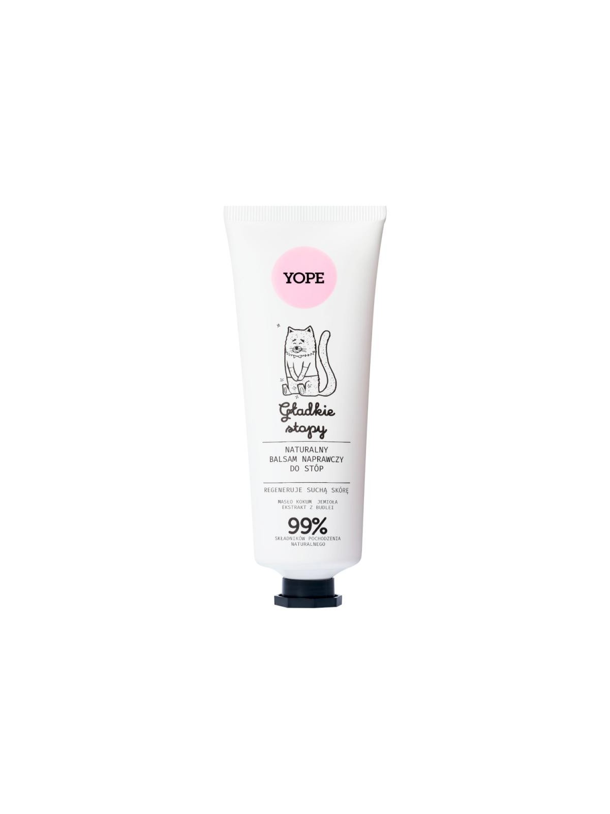 YOPE Balsamo riparatore naturale per piedi Gadkie Stopy 75ml