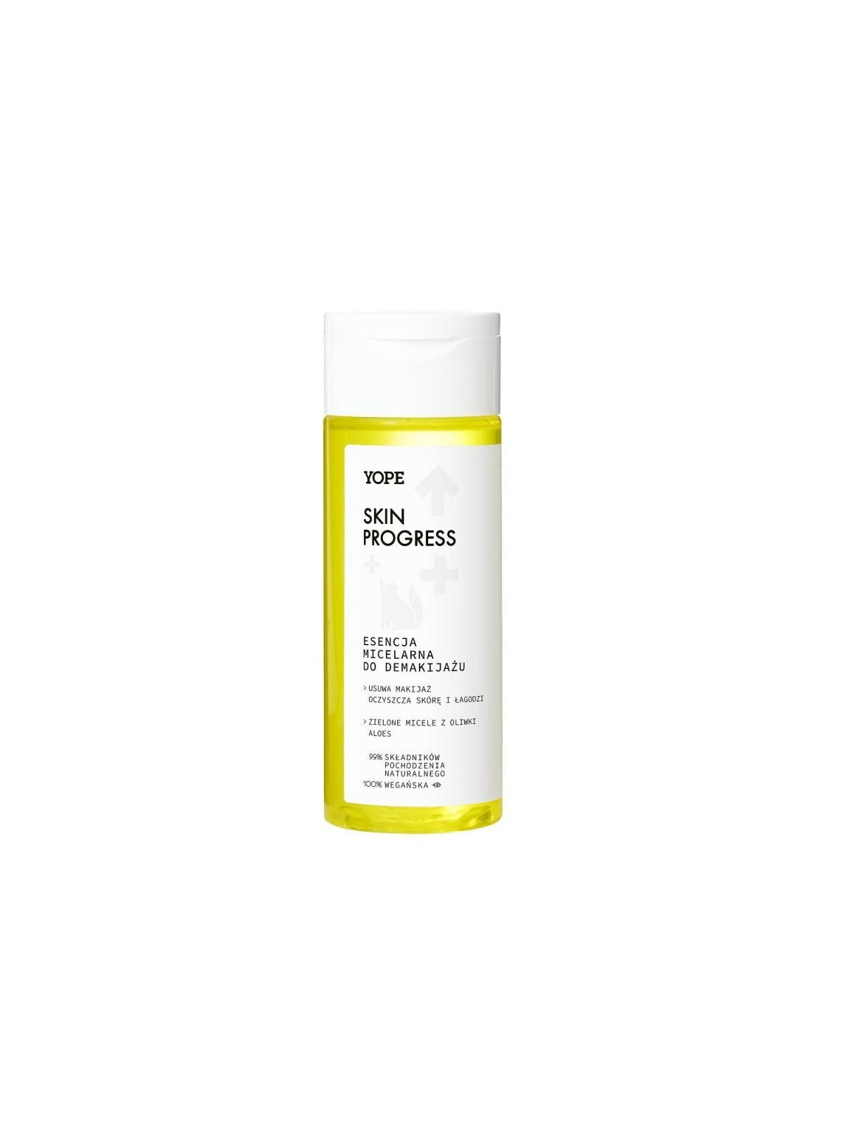YOPE Skin Progress essenza micellare per la rimozione del trucco viso 150ml