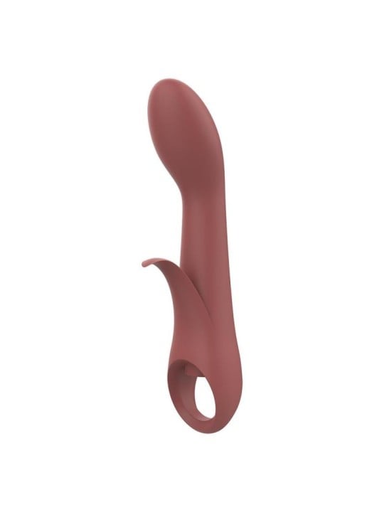 Nude G-Spot Duo Vibrator - Vibratore con massaggiatore per il punto G