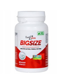 LOVE STIM Capsule for Penis Enlargement Big Size 65 Capsules
