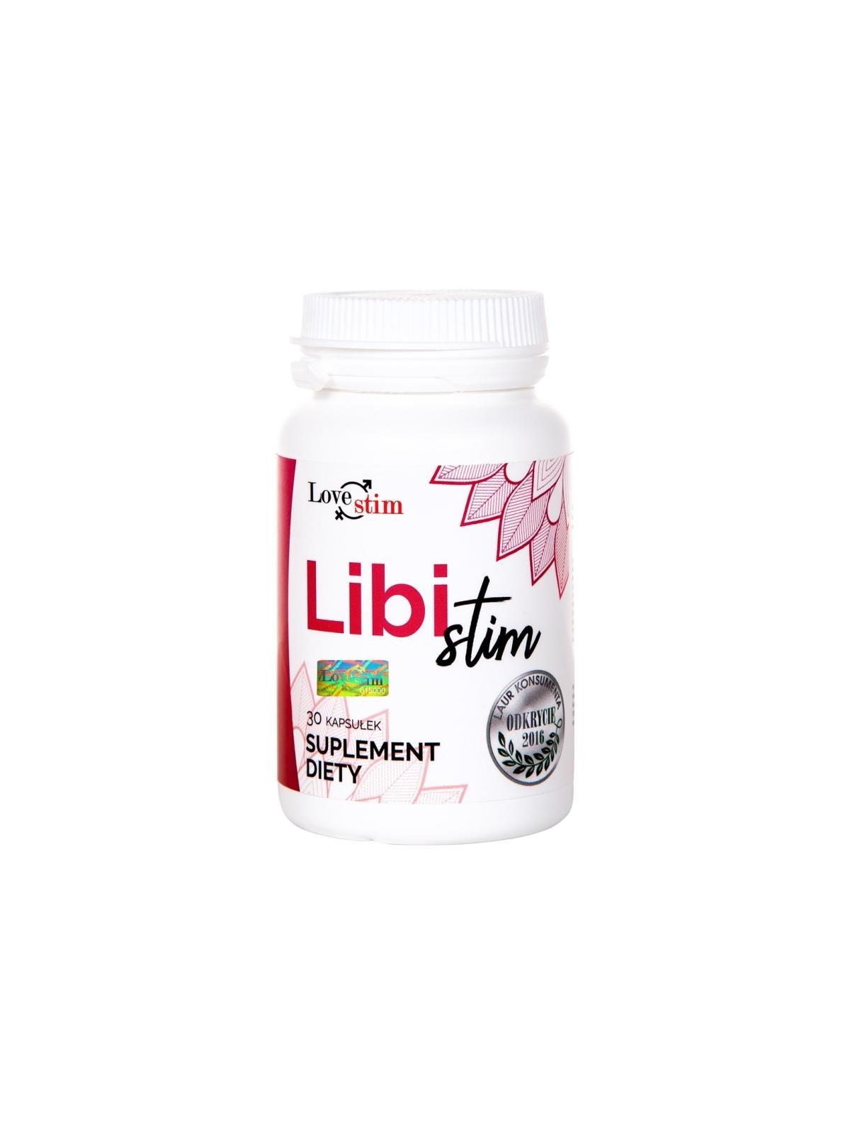 LOVE STIM Libi Stim Capsule per l'aumento della libido per donne Integratore alimentare 30 capsule
