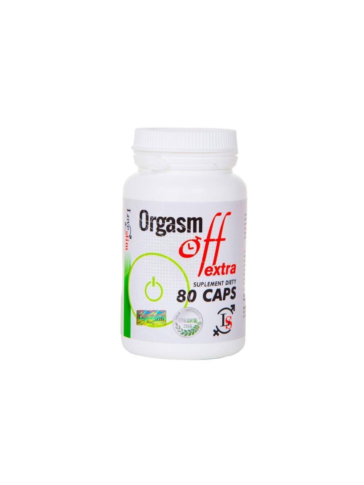 LOVE STIM Orgasm Off Capsule extra per ritardare leiaculazione Integratore alimentare 80 capsule