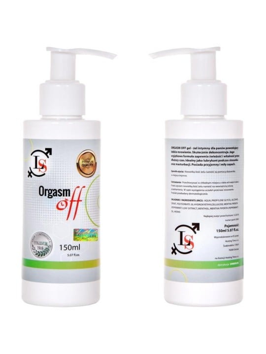 LOVE STIM Orgasm Off gel intimo per uomo che provoca leggero formicolio 150ml
