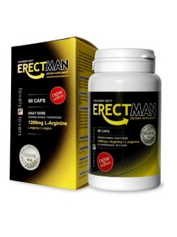 Erectman Dietary Supplement for Improved Erection and Potency 60 capsules