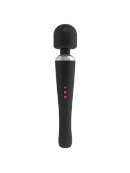 Massaggiatore Megawand con silicone testina vibrante Nero