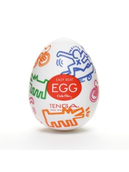 Masturbatore usa e getta TENGA Egg Keith Haring Street