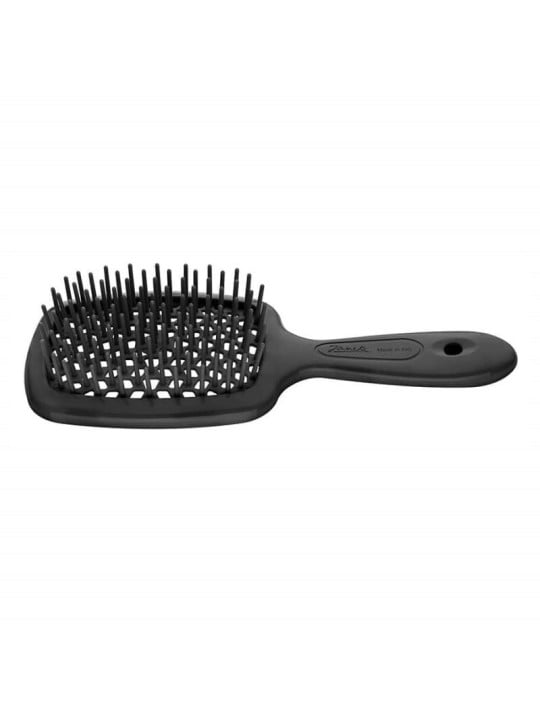 Small Superbrush piccola spazzola da parrucchiere per districare i capelli nera