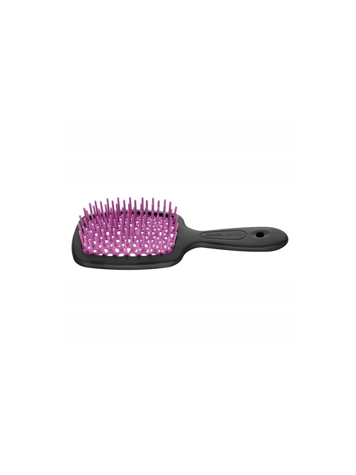Small Superbrush piccola spazzola da parrucchiere per districare i capelli Nero e Fucsia