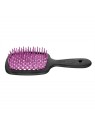 Small Superbrush piccola spazzola da parrucchiere per districare i capelli Nero e Fucsia
