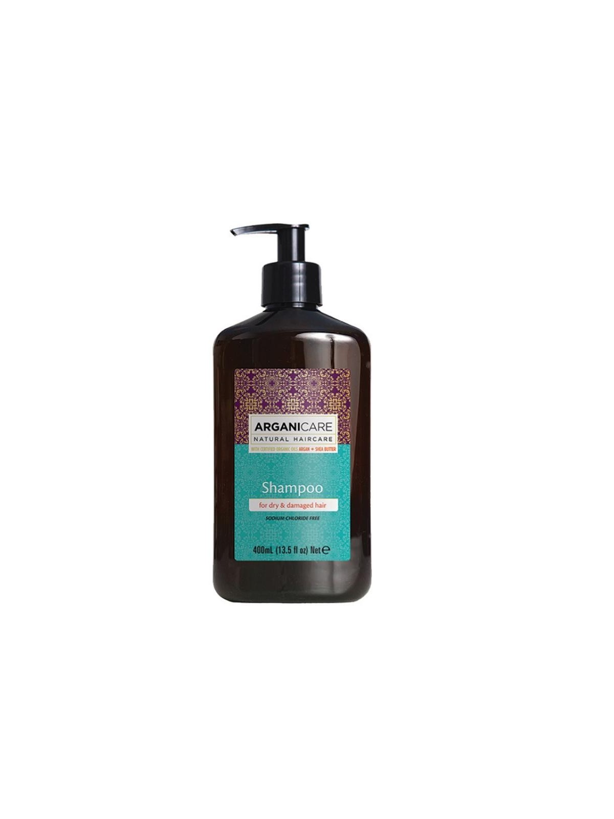 Shampoo per capelli secchi e danneggiati Arganicare Shea Butter Shampoo