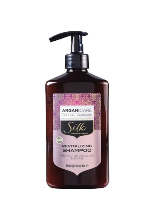 Shampoo per capelli con seta Arganicare 400ml