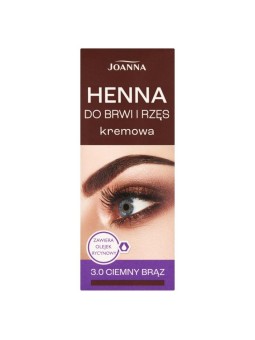 JOANNA Crema all'hennï¿½ï¿½ per sopracciglia e ciglia 3.0 Castano scuro 15ml