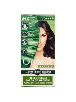 JOANNA Naturia Tintura per capelli biologica e curativa senza ammoniaca e PPD 342 Caffï¿½ï¿½