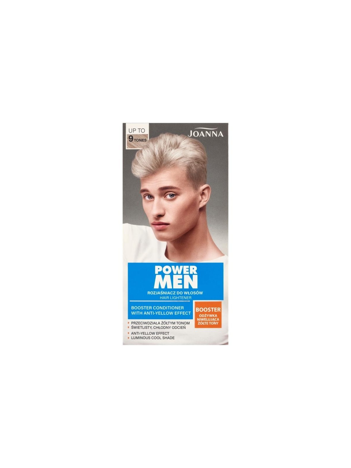 JOANNA Power Men schiarente per capelli fino a 9 toni