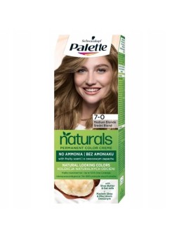 PALETTE Tinta per capelli Permanent Naturals Color Creme con Miele e Olio di Argan 400 70 Biondo Medio