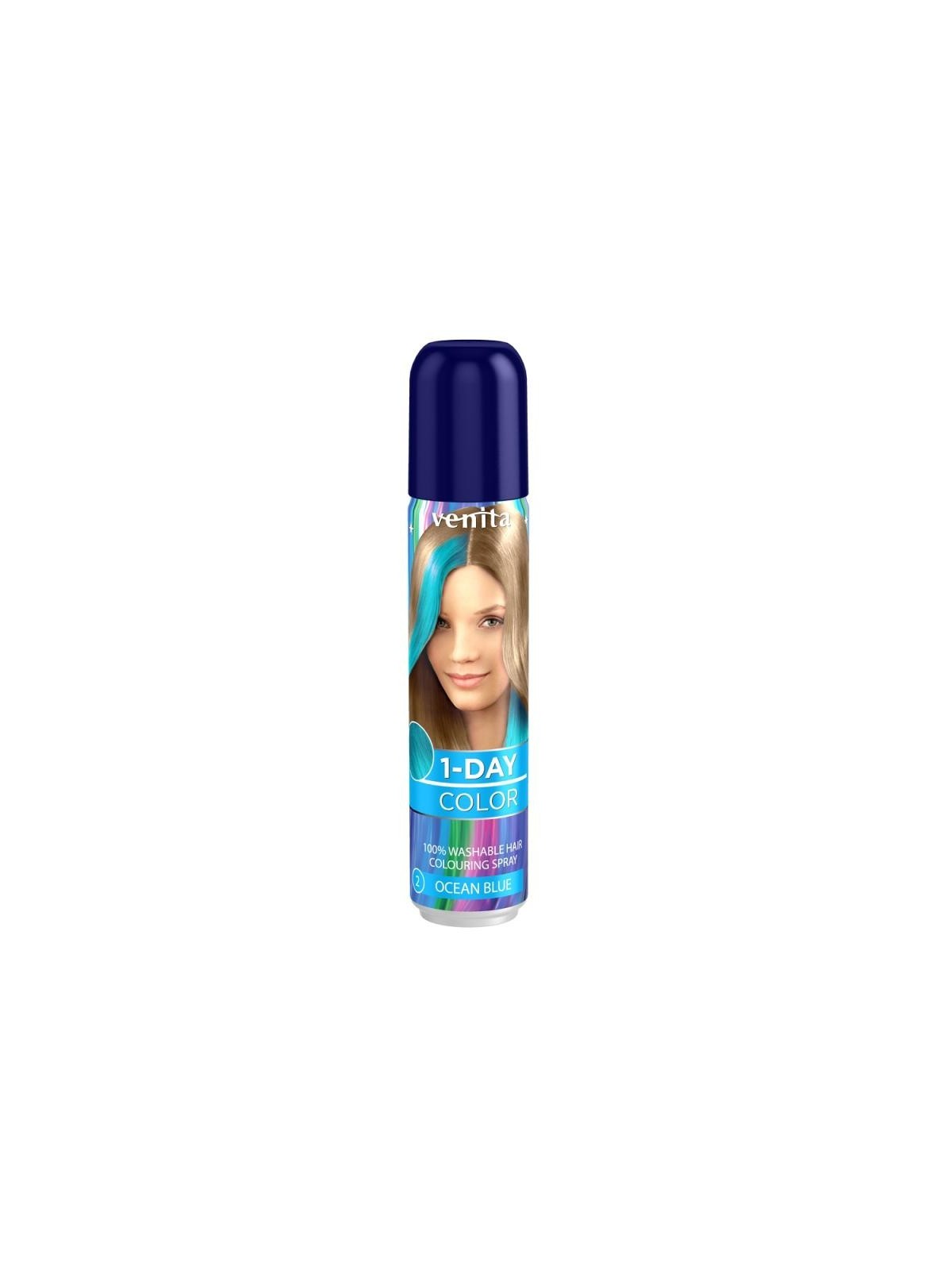 VENITA 1Day Color spray per capelli colorante Morska Fala 50ml