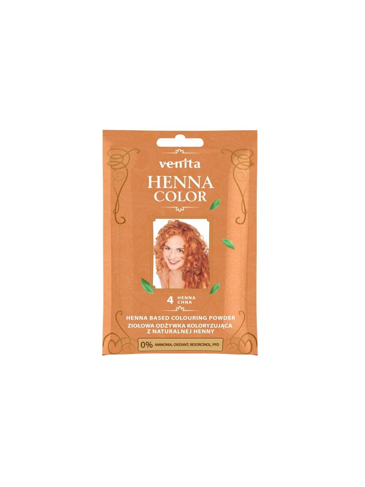 VENITA Henna Color balsamo colorante 4 Henna Chna 25g