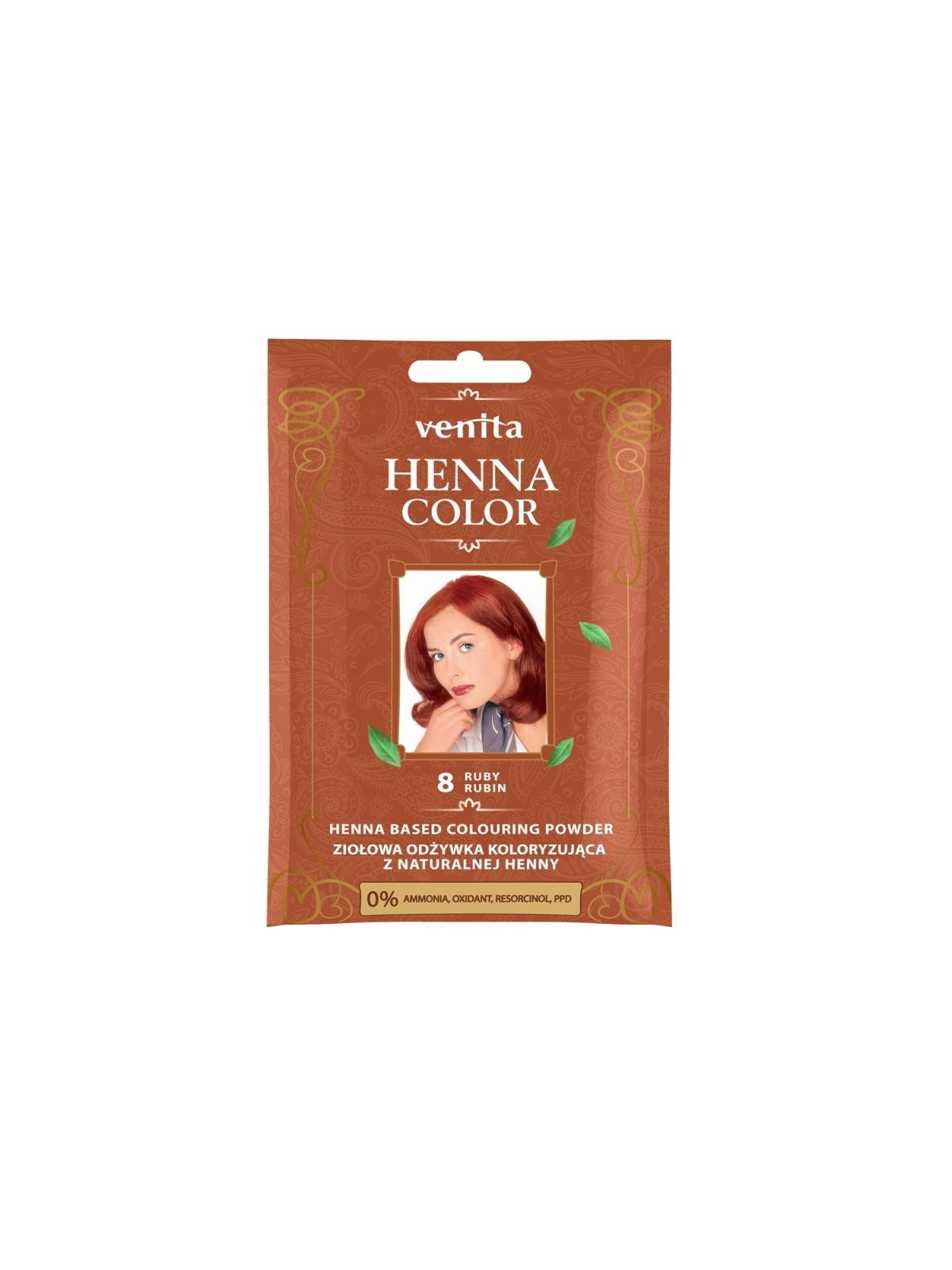 VENITA Henna Color balsamo colorante 8 Rubin 25g