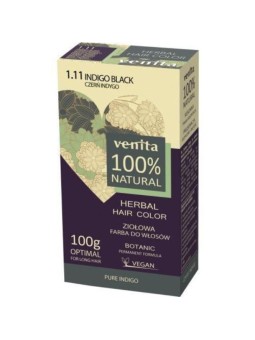 VENITA Herbal Hair Color 111 Nero Indaco