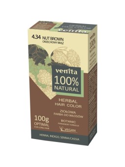 VENITA Herbal Hair Color tintura per capelli alle erbe 434 Castano Noce