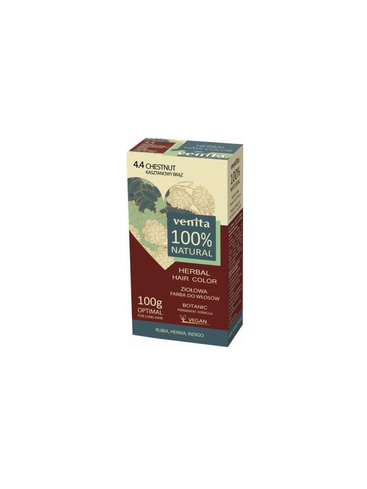 VENITA Herbal Hair Color tintura per capelli alle erbe 44 Castano Castano
