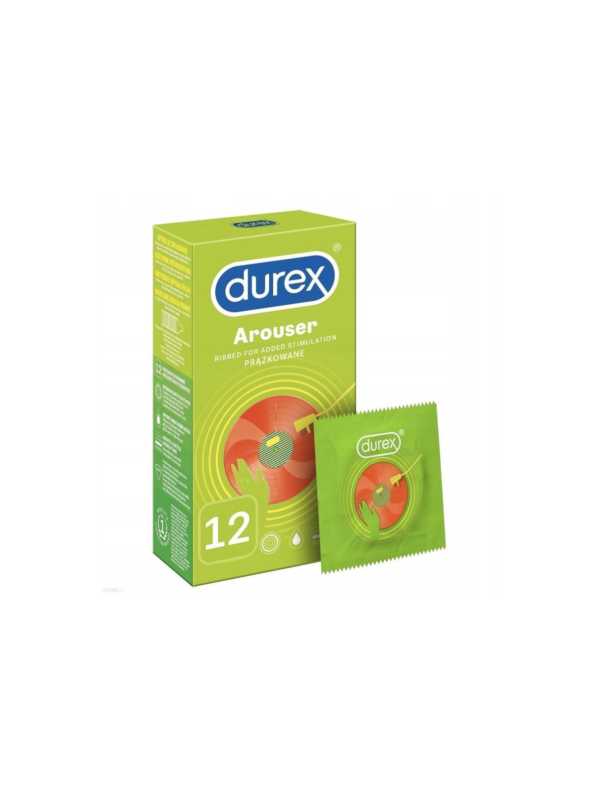DUREX Preservativi a coste Arouser 12 pz