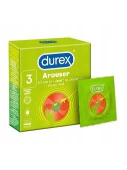 DUREX Preservativi a coste Arouser 3 pz