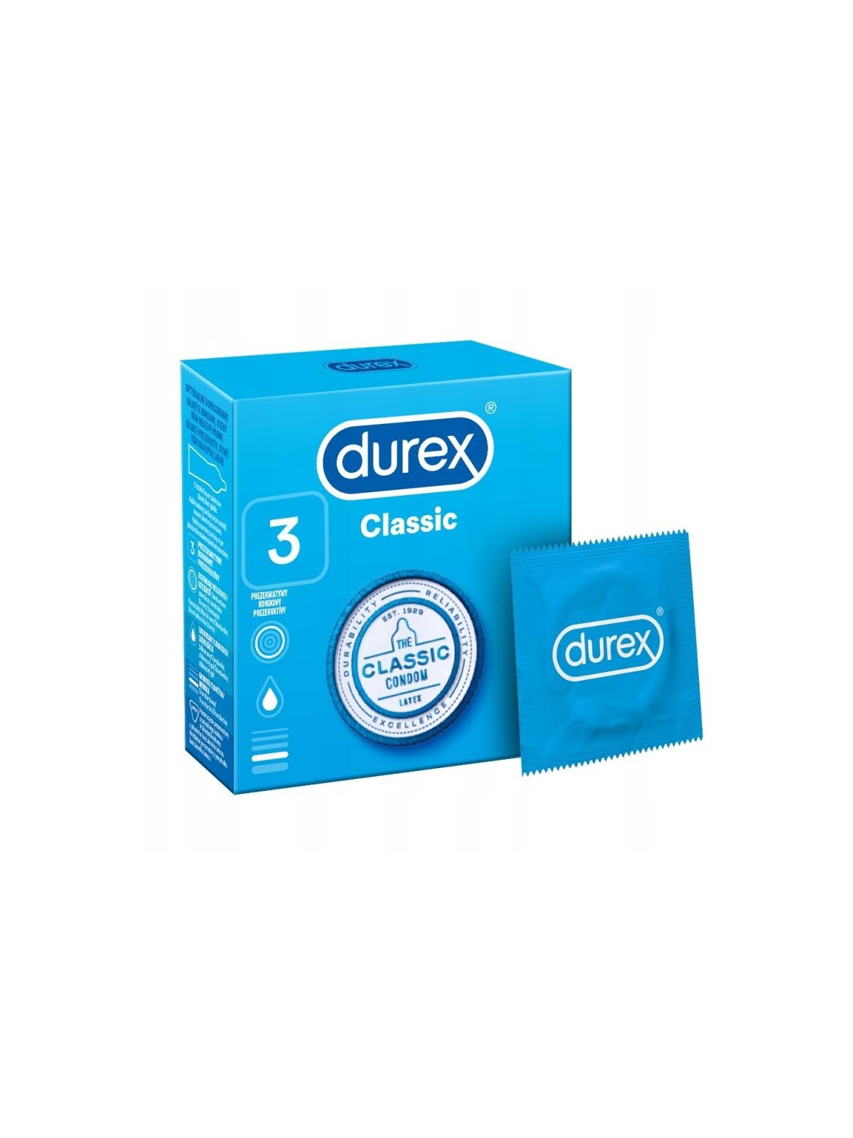 DUREX Classic 3 pz Preservativi classici