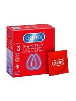 DUREX Fetherlite Elite con pi gel 3 pz Preservativi pi sottili