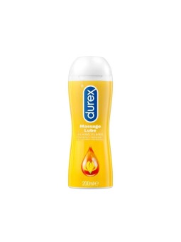 DUREX Play 2in1 Massage gel da massaggio sensuale e gel intimo idratante con seducente fiore di ylang ylang 200ml