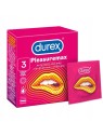 DUREX Pleasuremax Preservativi a coste con borchie 3 pz