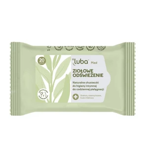 LUBA Med Salviette rinfrescanti naturali alle erbe per ligiene intima 20 pz