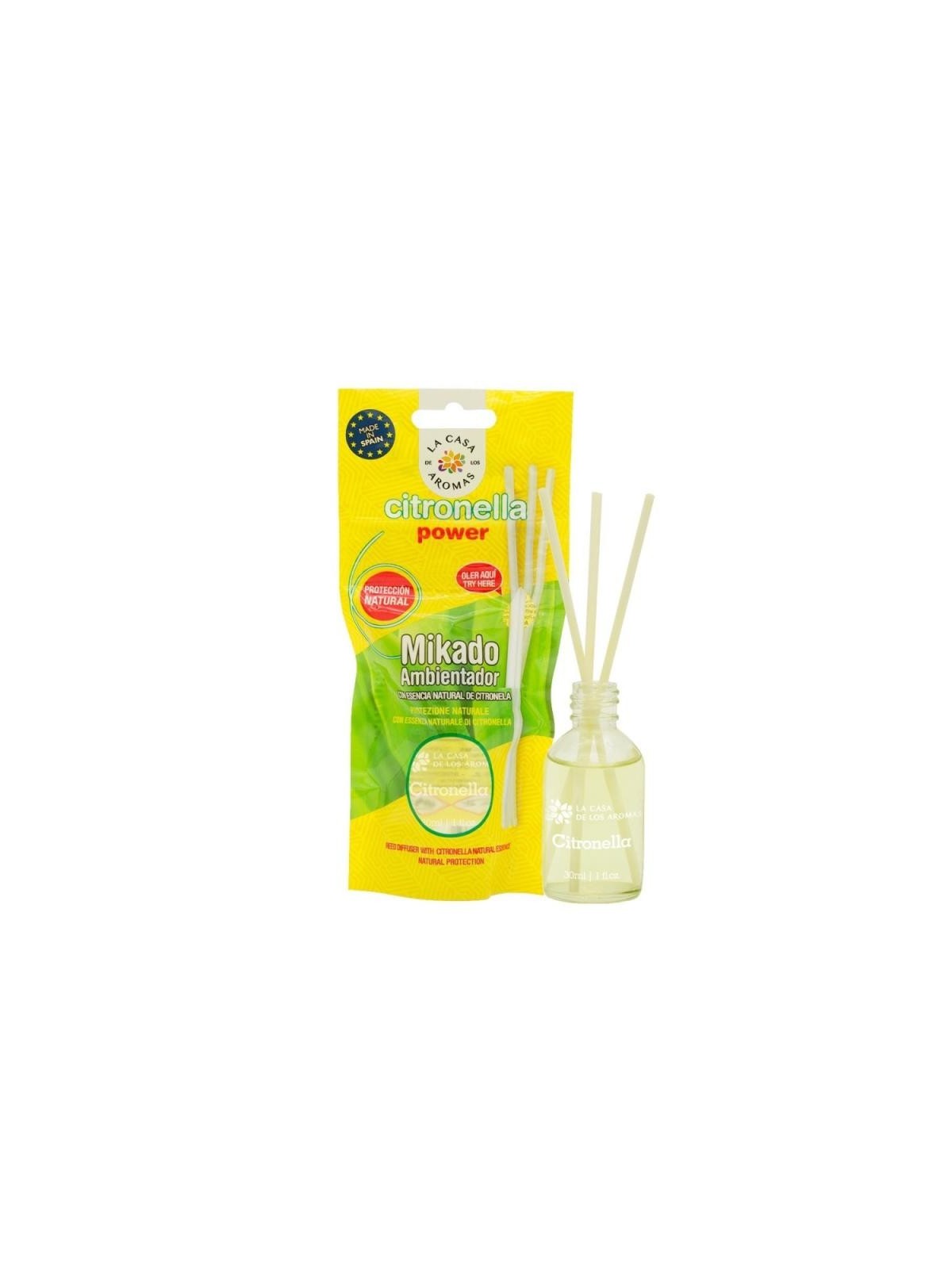 Bastoncini profumati con essenza di Citronella 30ml