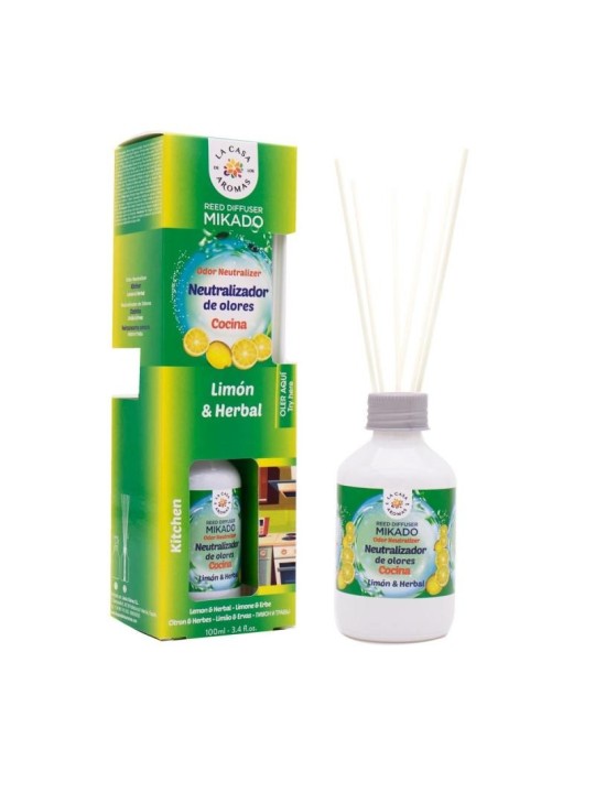Speciale Neutralizzatore di odori Bastoncini profumati da cucina Limone 100ml