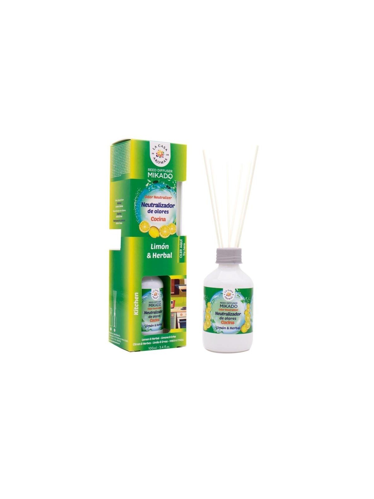 Speciale Neutralizzatore di odori Bastoncini profumati da cucina Limone 100ml