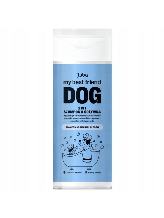 Shampoo e balsamo per cani 200ml