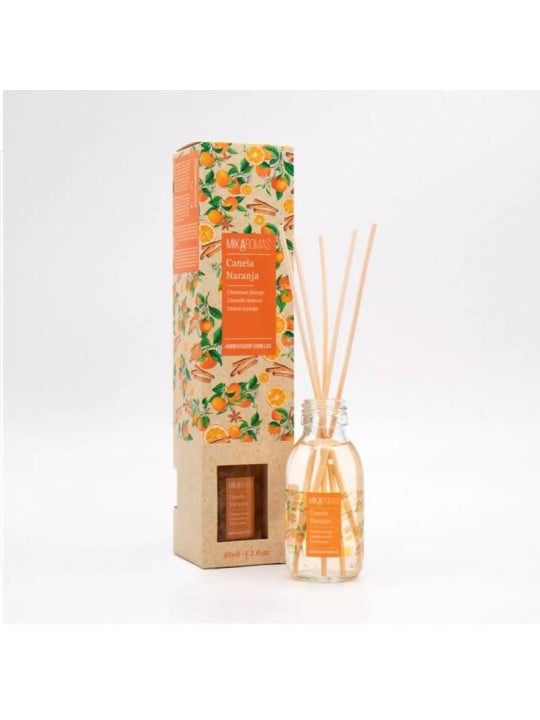 MIKAROMAS Bastoncini profumati con olio di Cannella e Arancio 95ml
