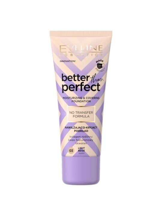 Fondotinta idratante e coprente 03 Light Beige 30ml