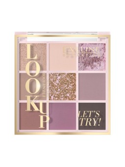 Look Up Let's Try palette of 9 eyeshadows 10.8g