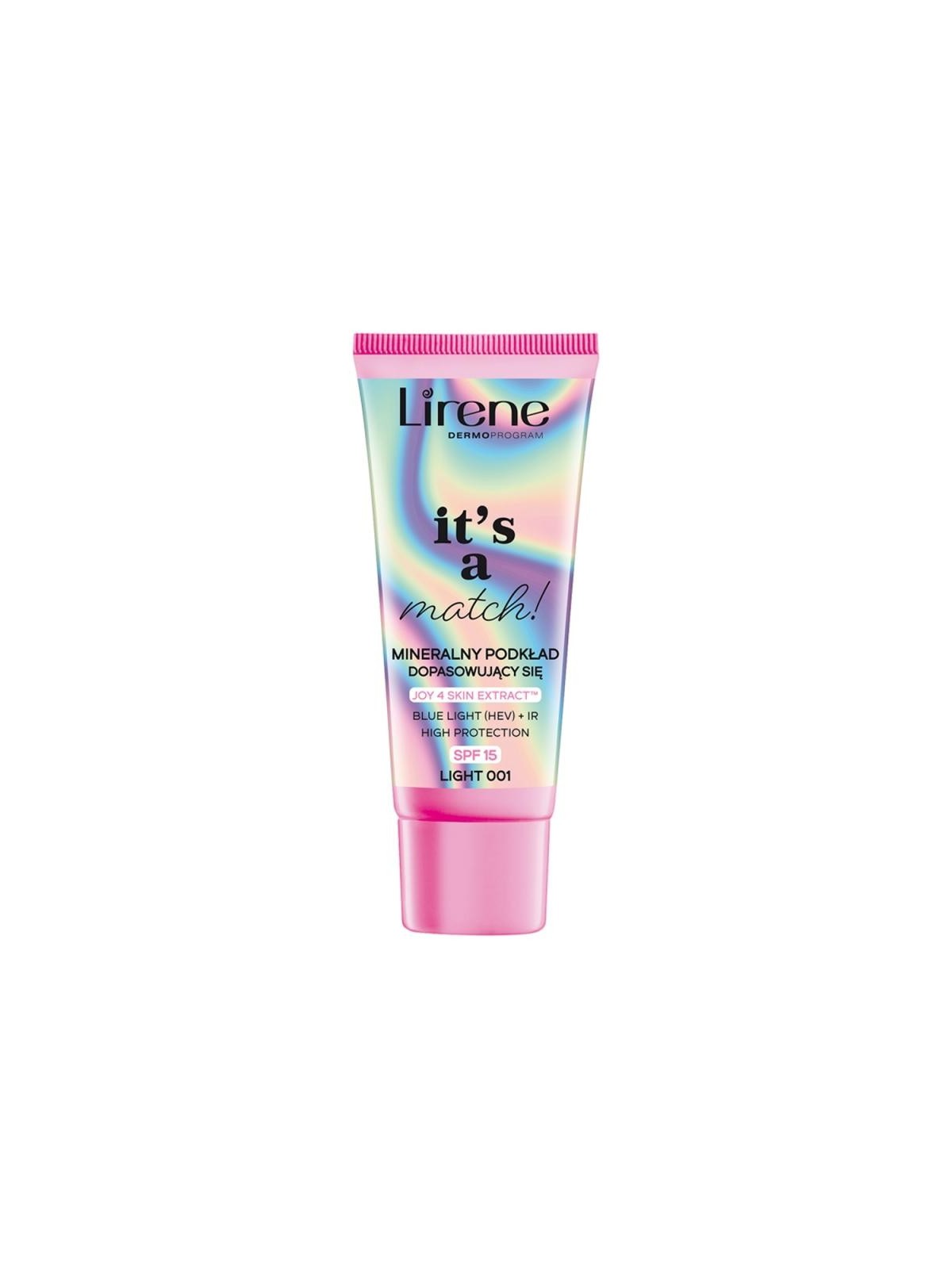 LIRENE una partita fondotinta minerale adattativo SPF15 001 Light 30ml