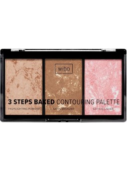 WIBO 3 Steps Baked Contouring Palette viso 10g