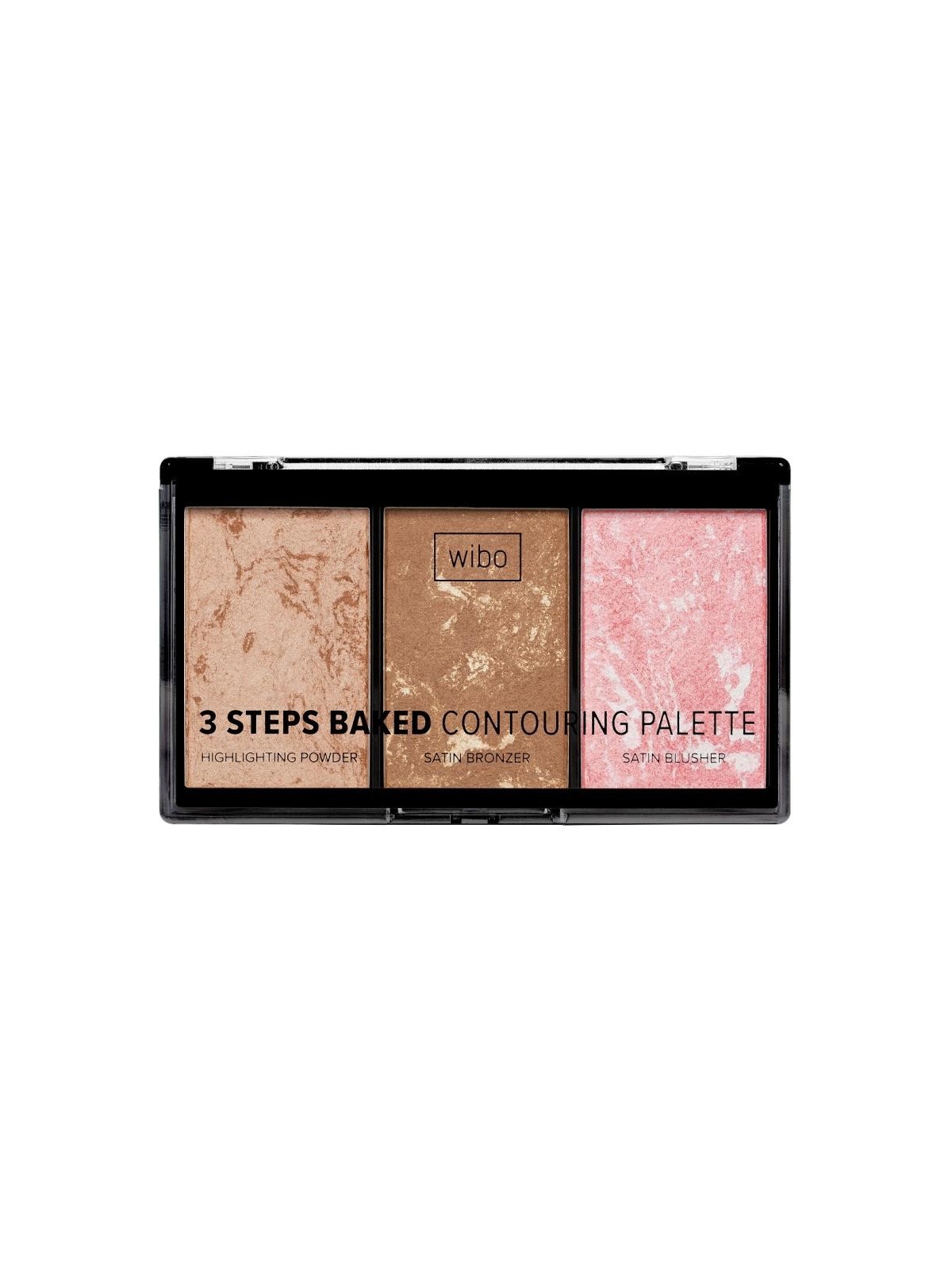 WIBO 3 Steps Baked Contouring Palette viso 10g
