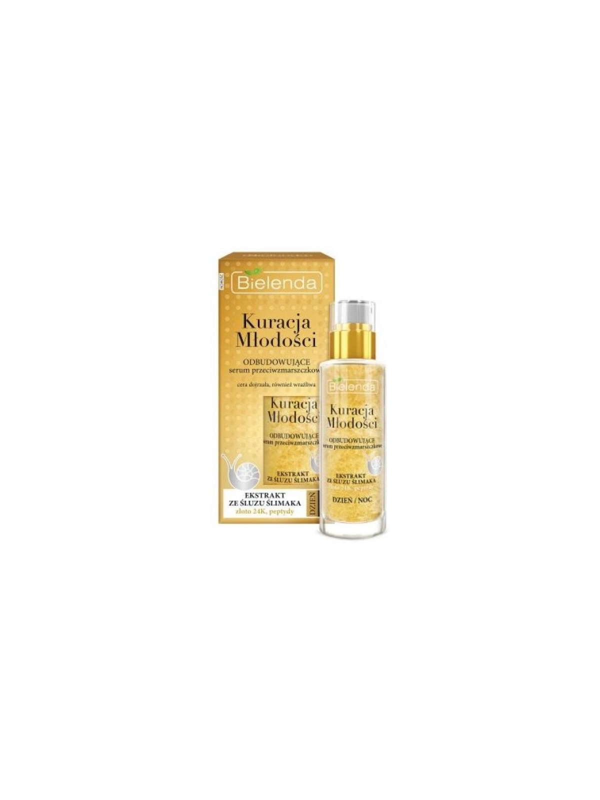 Siero ricostruttivo antirughe con estratto di bava di lumaca giorno/notte 30ml