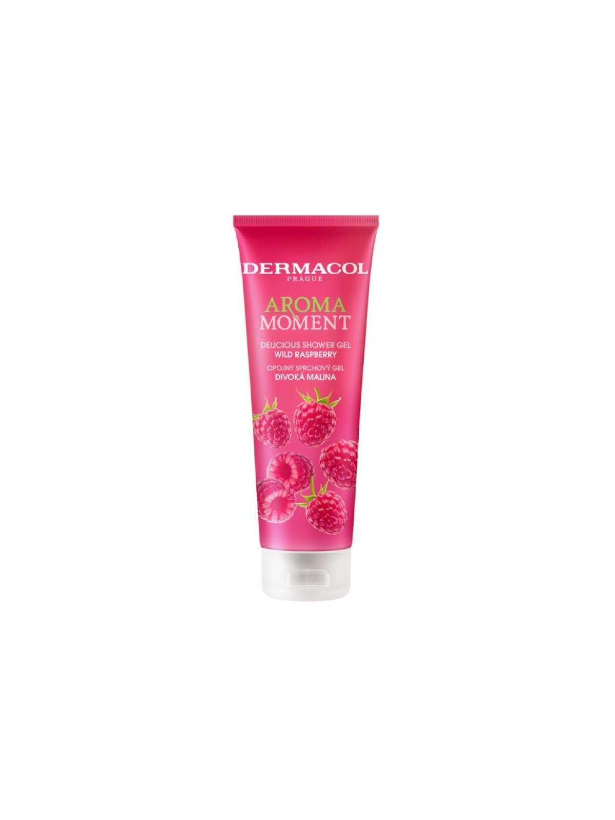 Dermacol Gel doccia Aroma Moment Delicious lampone selvatico donna 250ml