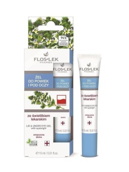 FLOSLEK Pharma Lid  Under Eye Gel gel palpebra e sottoocchio con lucernario 15ml