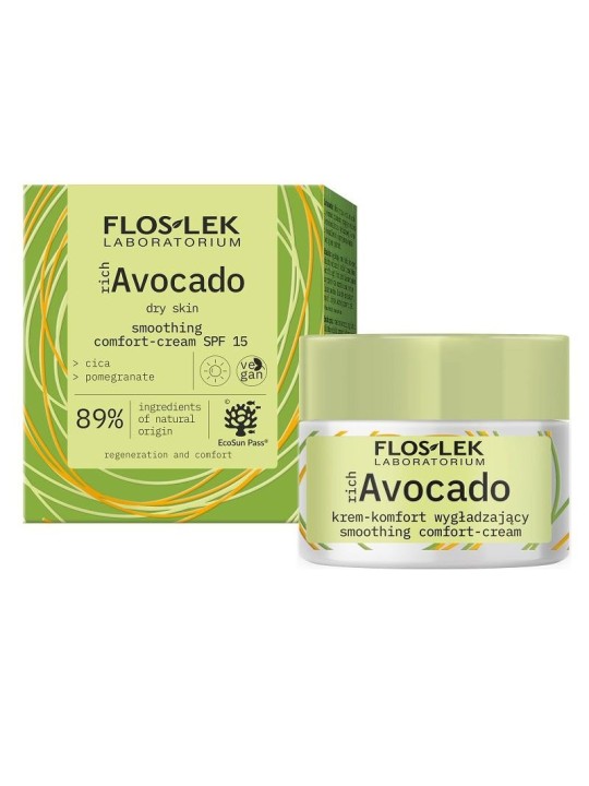 Crema comfort levigante all'avocado SPF15 50ml