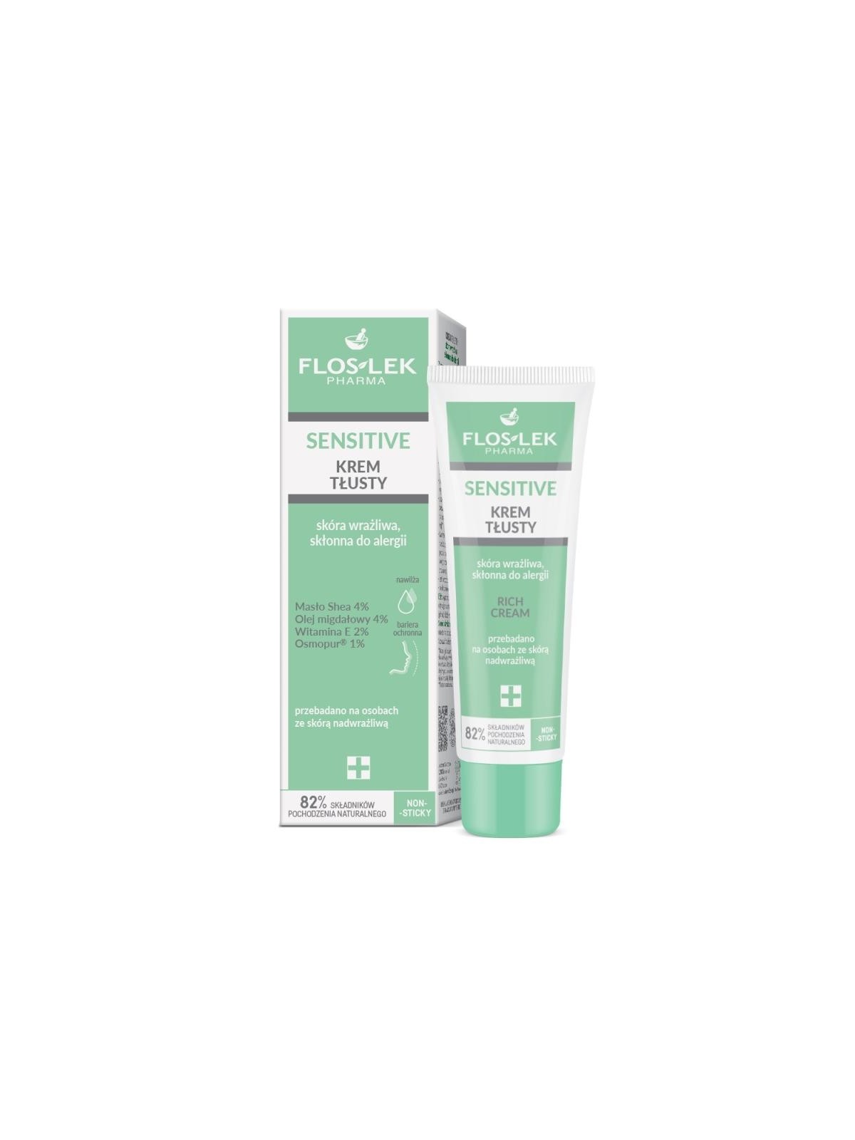 FLOSLEK Crema oleosa Sensitive per pelli sensibili 50ml