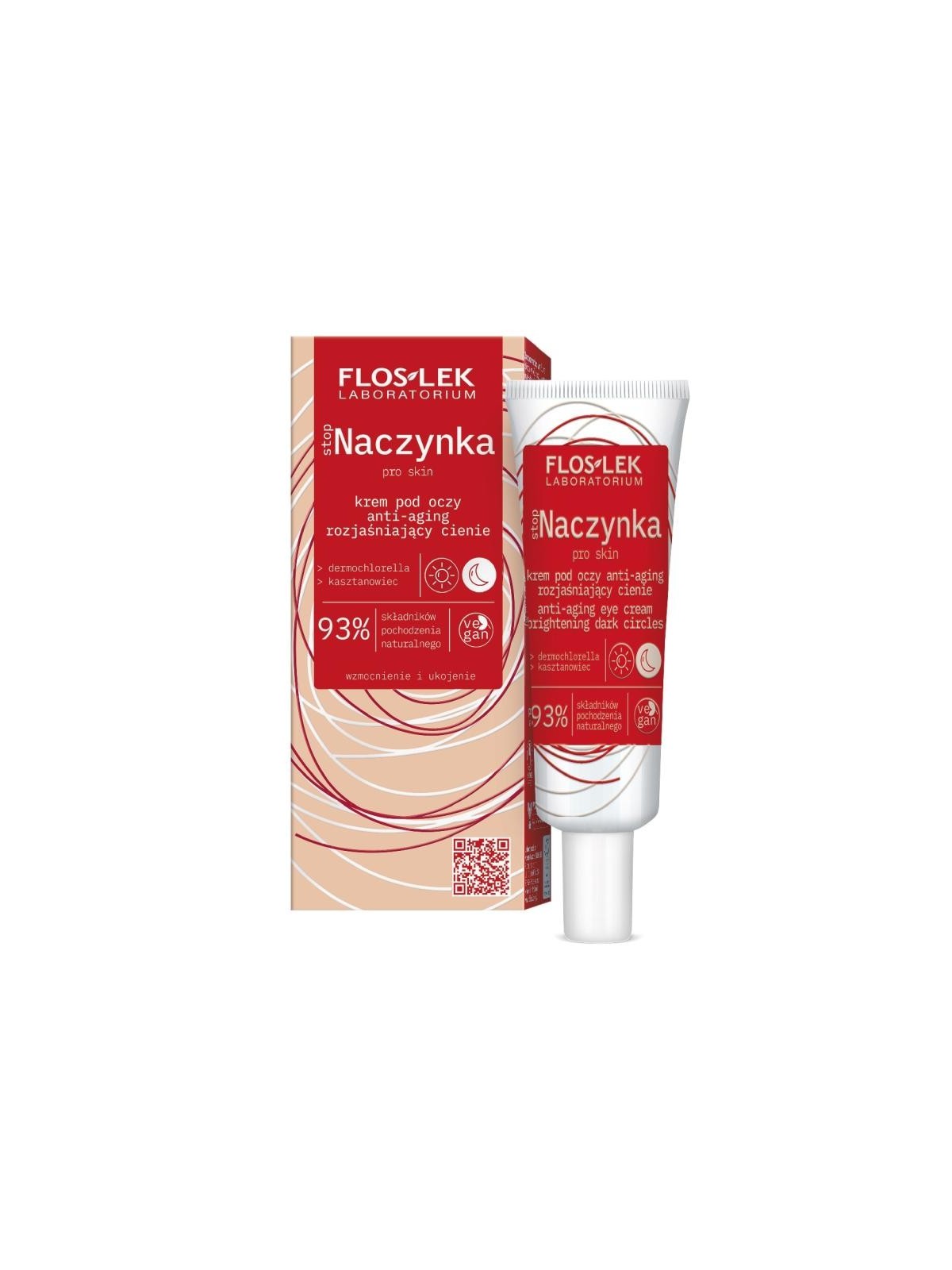 FLOSLEK StopNaczynka crema contorno occhi antirughe illuminante 30ml