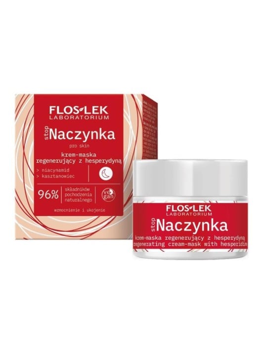 FLOSLEK StopNaczynka mascheracrema rigenerante notte 50ml
