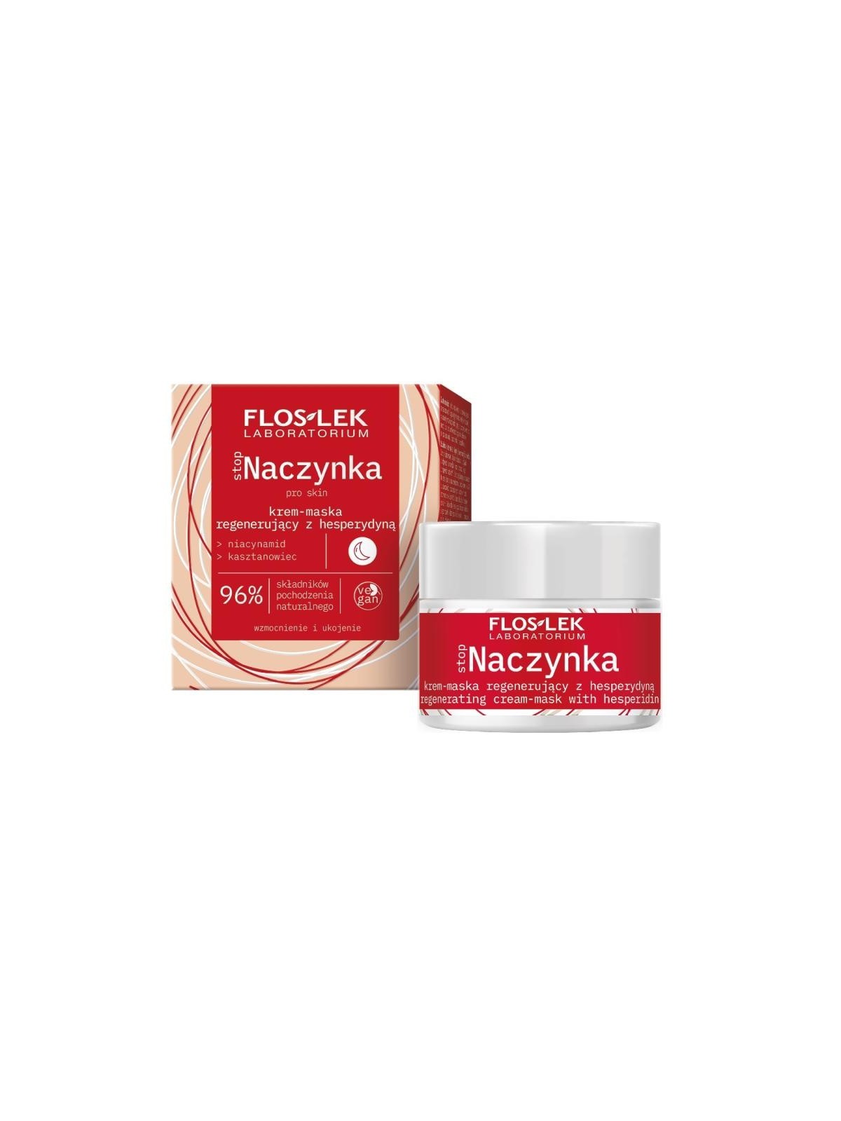 FLOSLEK StopNaczynka mascheracrema rigenerante notte 50ml